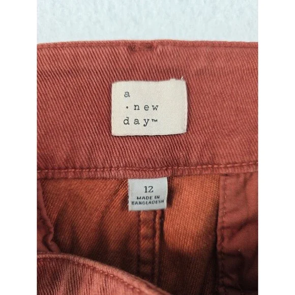 Target a. new. day  A New Day Barrell Pants Women's 12 Pleat Front D Ring Belt - Picture 3 of 7